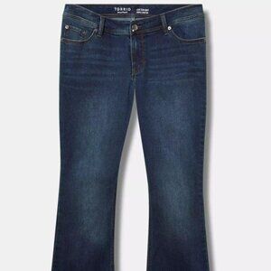 Torrid Luxe Slim Boot Cut Jeans Size 10 Dark Wash